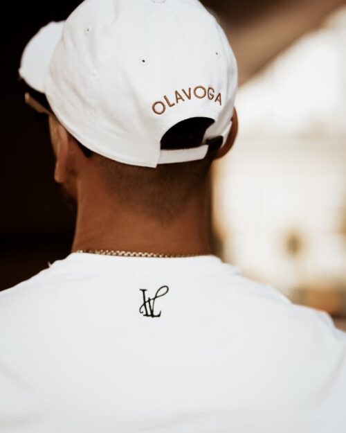 Czapka z daszkiem O'la Voga Ripped Cup LV biała vs gold