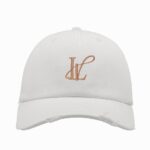 Czapka z daszkiem O'la Voga Ripped Cup LV biała vs gold