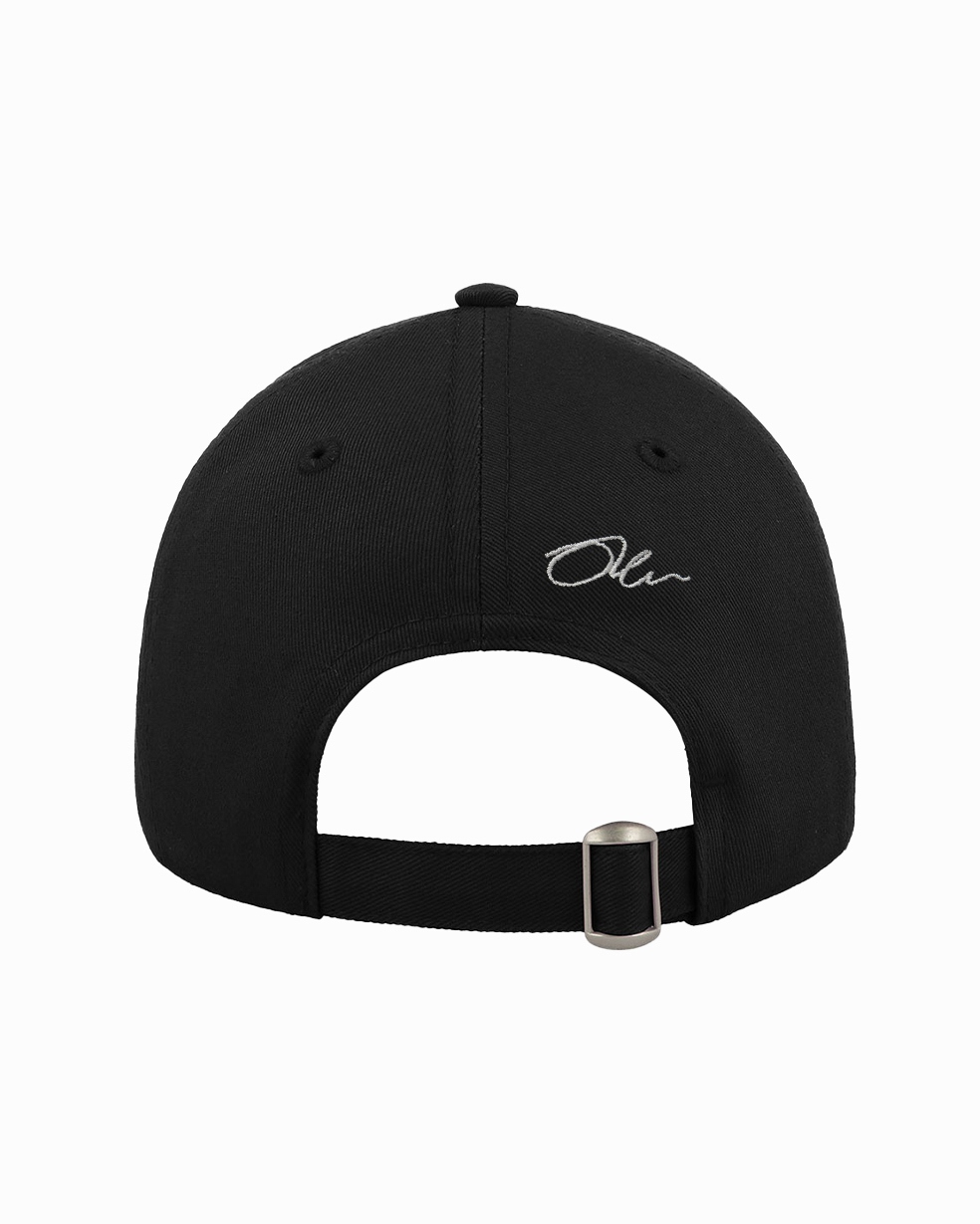 Czapka z daszkiem O'la Voga Basic Cup czarna vs biały