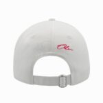 Czapka z daszkiem O'la Voga Basic Cup biała vs neon róż