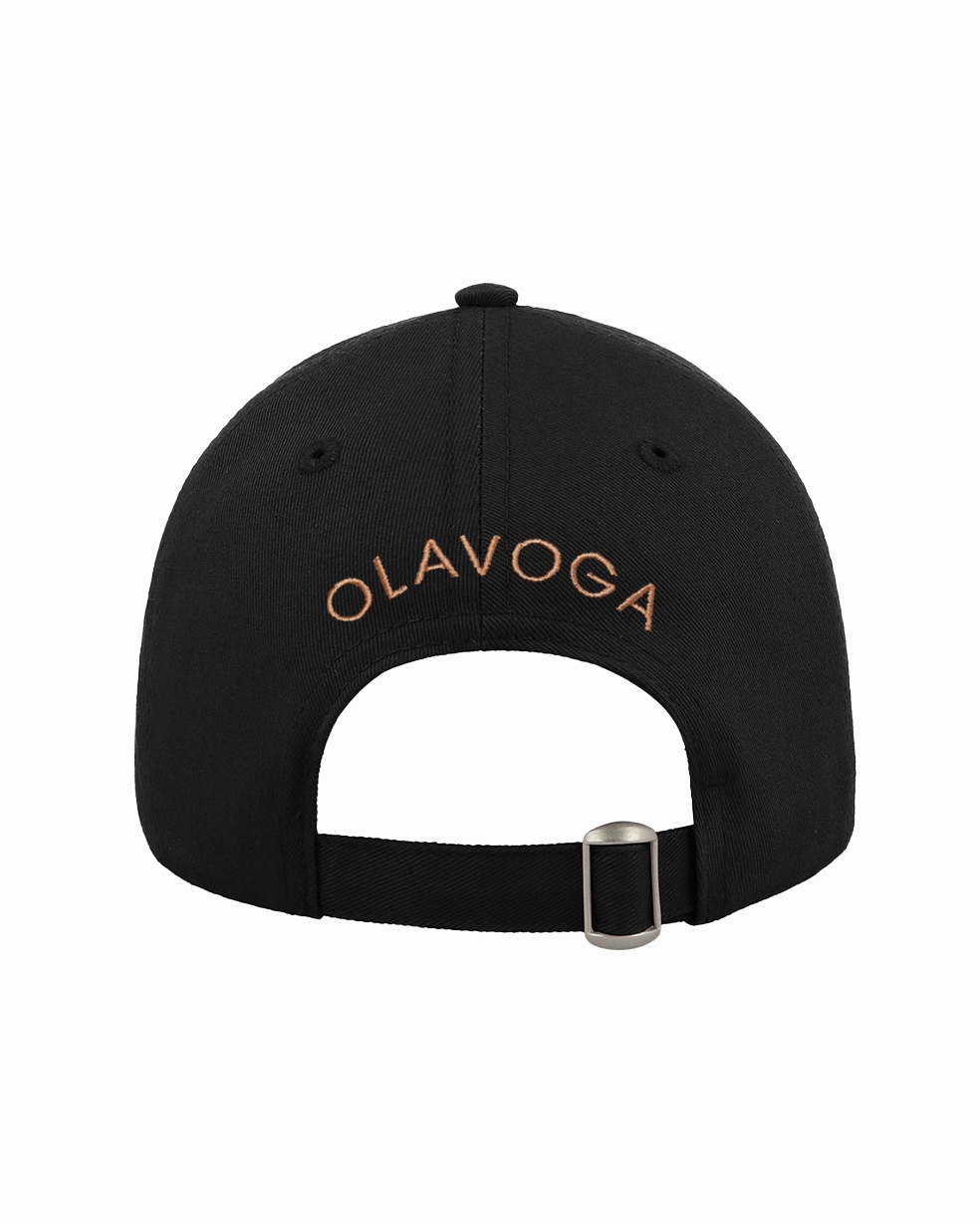 Czapka z daszkiem O'la Voga Basic Cup Lv czarna vs gold Czapka z daszkiem O'la Voga Basic Cup Lv czarna vs gold