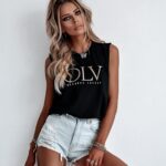 Top logowany Blow Ola Voga czarny