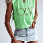 Top logowany Blow Ola Voga zielony