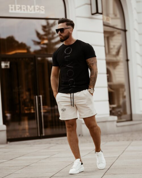 T-shirt męski Big OlaVoga czarny