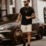 T-shirt męski bawełniany O'la Voga Arms czarny