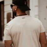 T-shirt męski bawełniany O'la Voga Arms beżowy