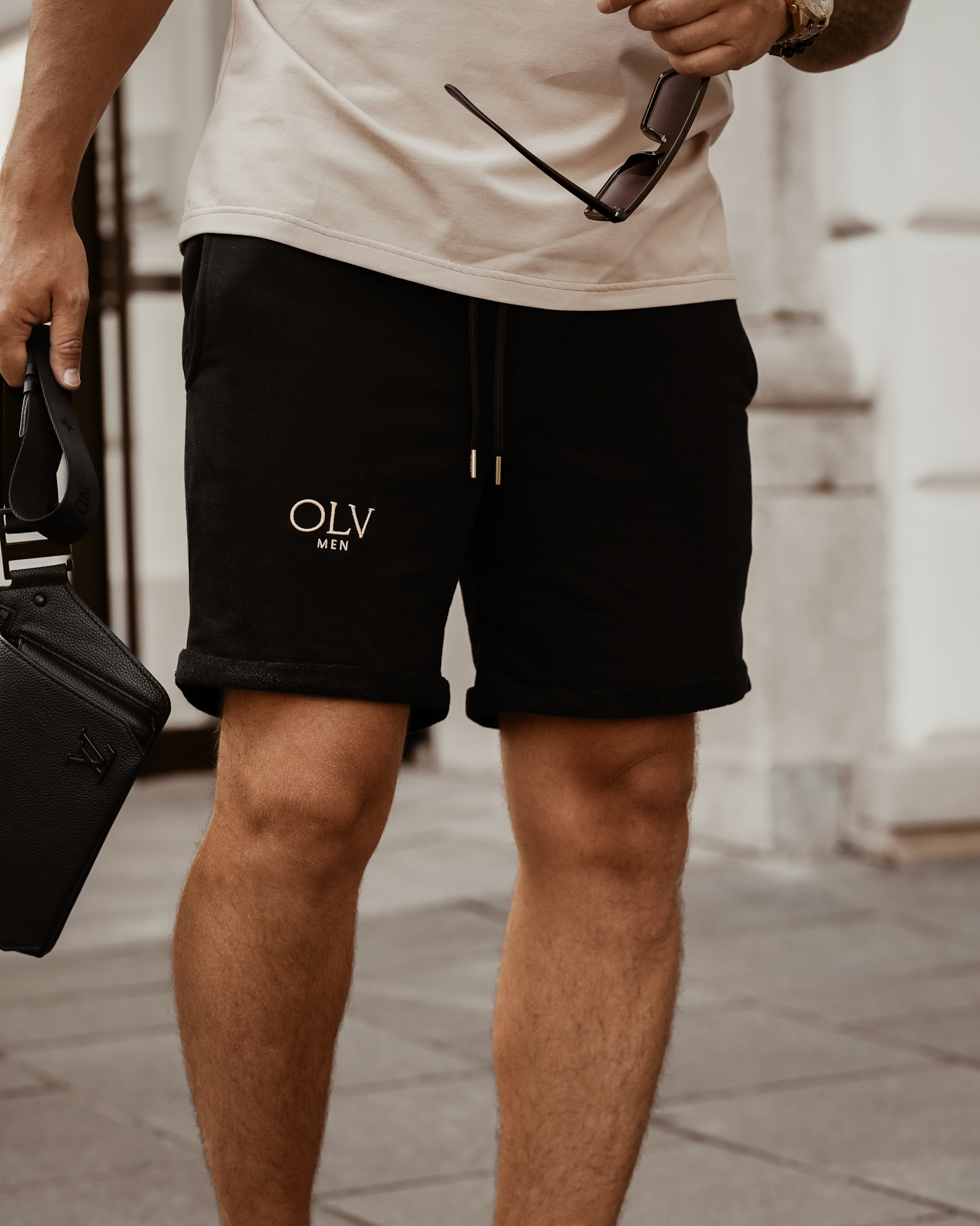 Spodenki męskie Olv Shorts Ola Voga czarne