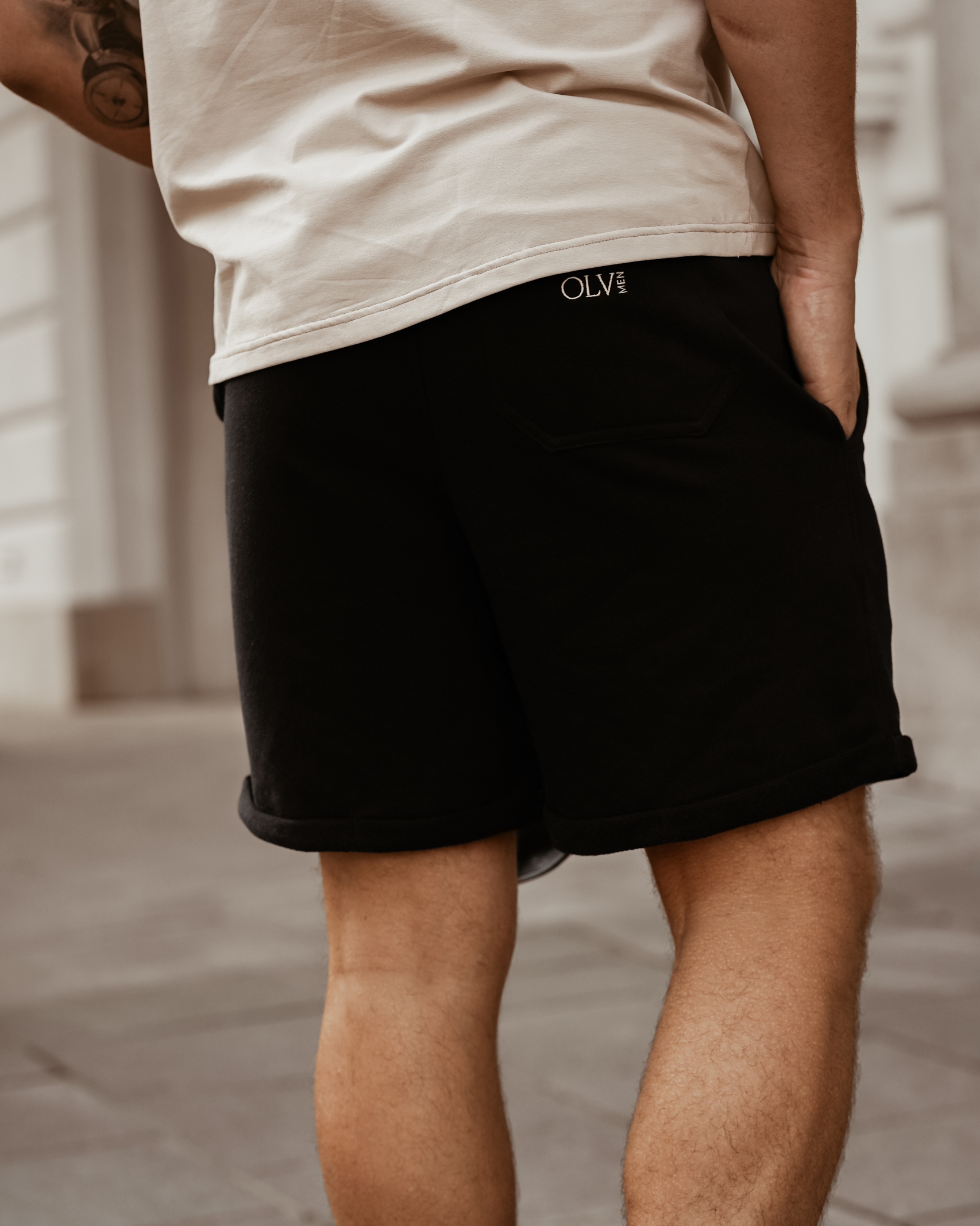 Spodenki męskie Olv Shorts Ola Voga czarne