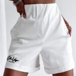 Spodenki z wysokim stanem Ola Voga Original Elegance ecru