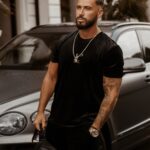 Komplet welurowy męski Deep Colors Ola Voga czarny