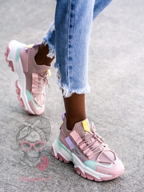 Buty sportowe Madam Runns III pudrowe