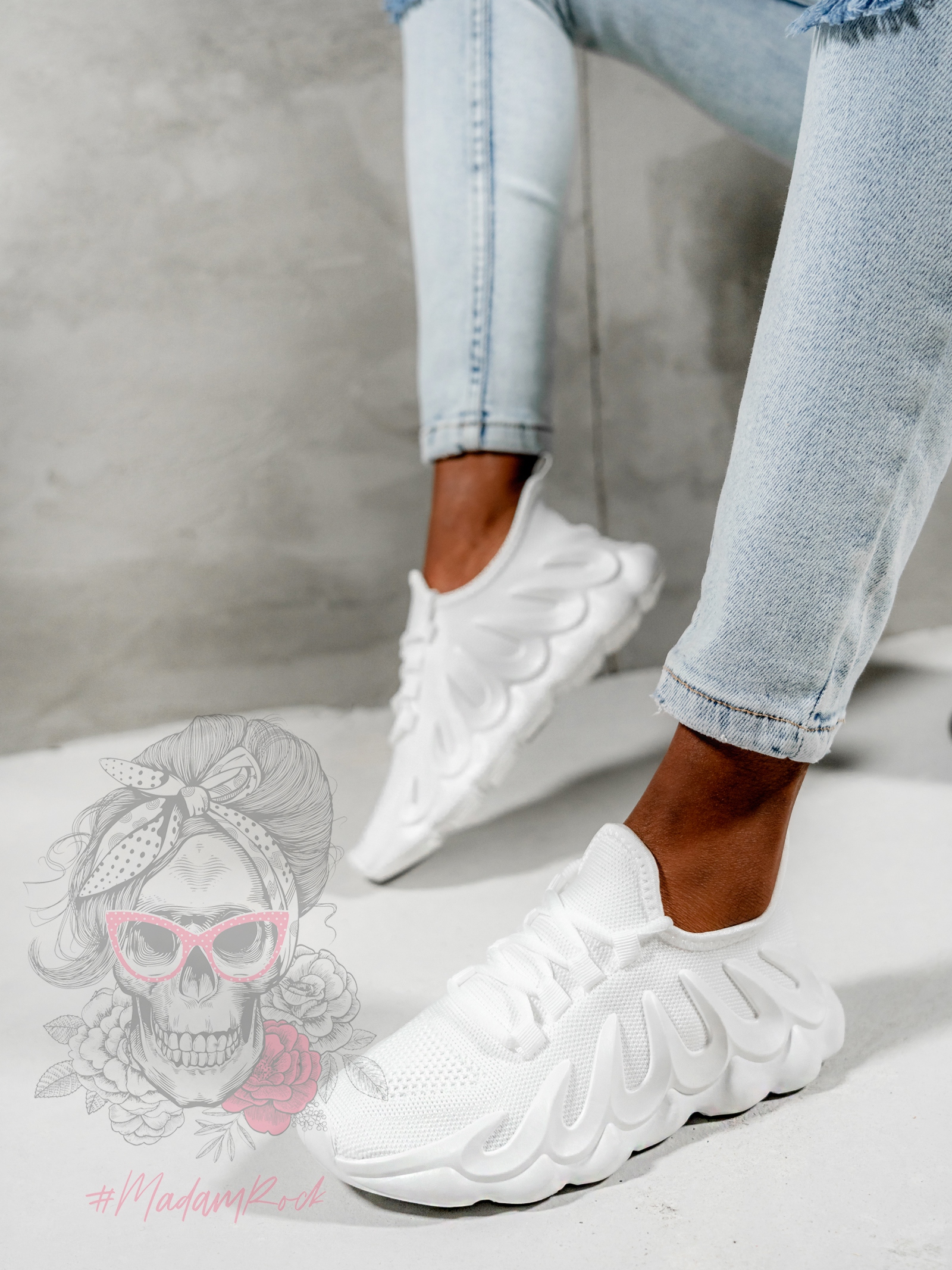 Buty sportowe Madam Despertar białe Buty sportowe Madam Despertar białe