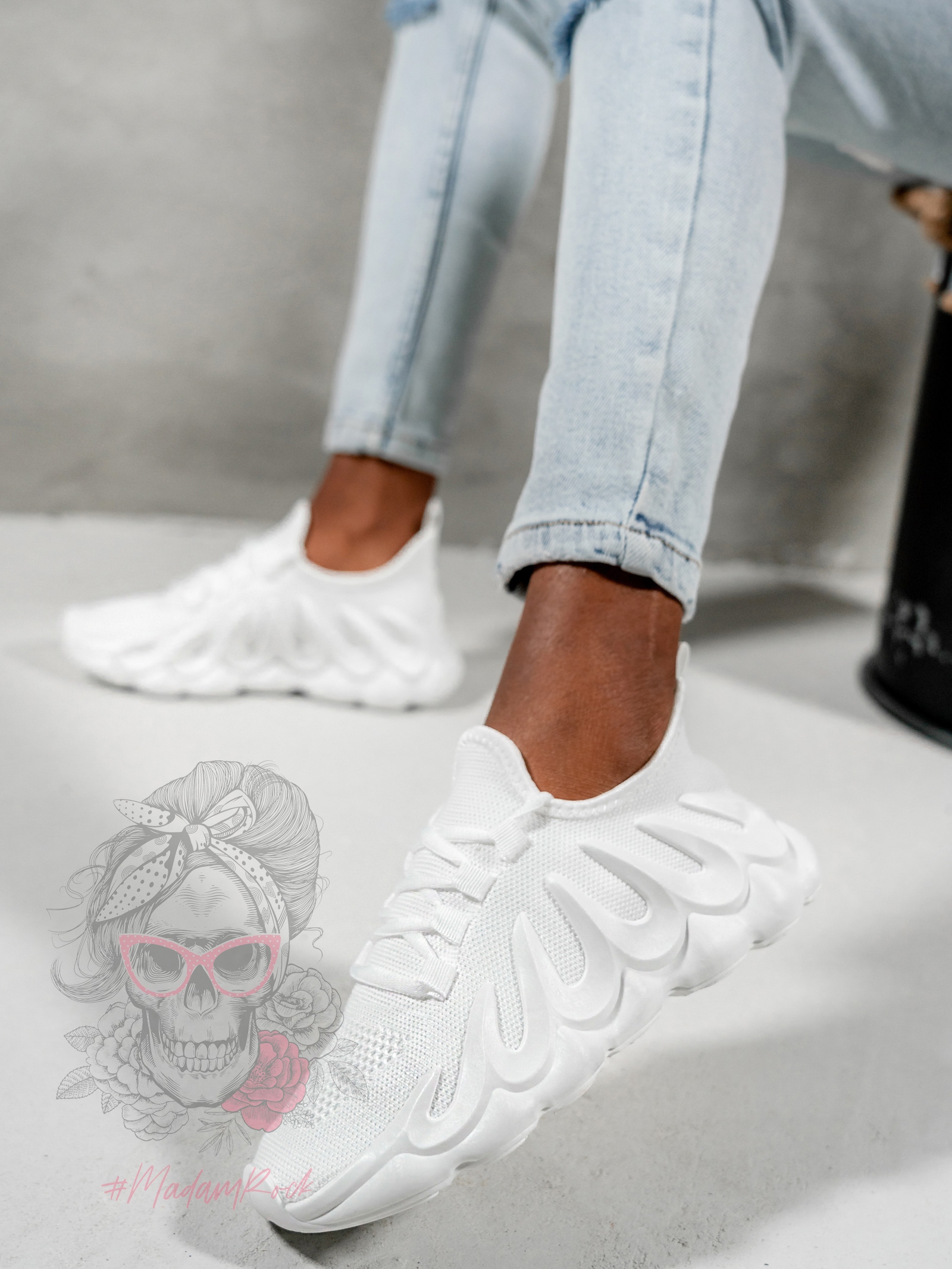 Buty sportowe Madam Despertar białe Buty sportowe Madam Despertar białe