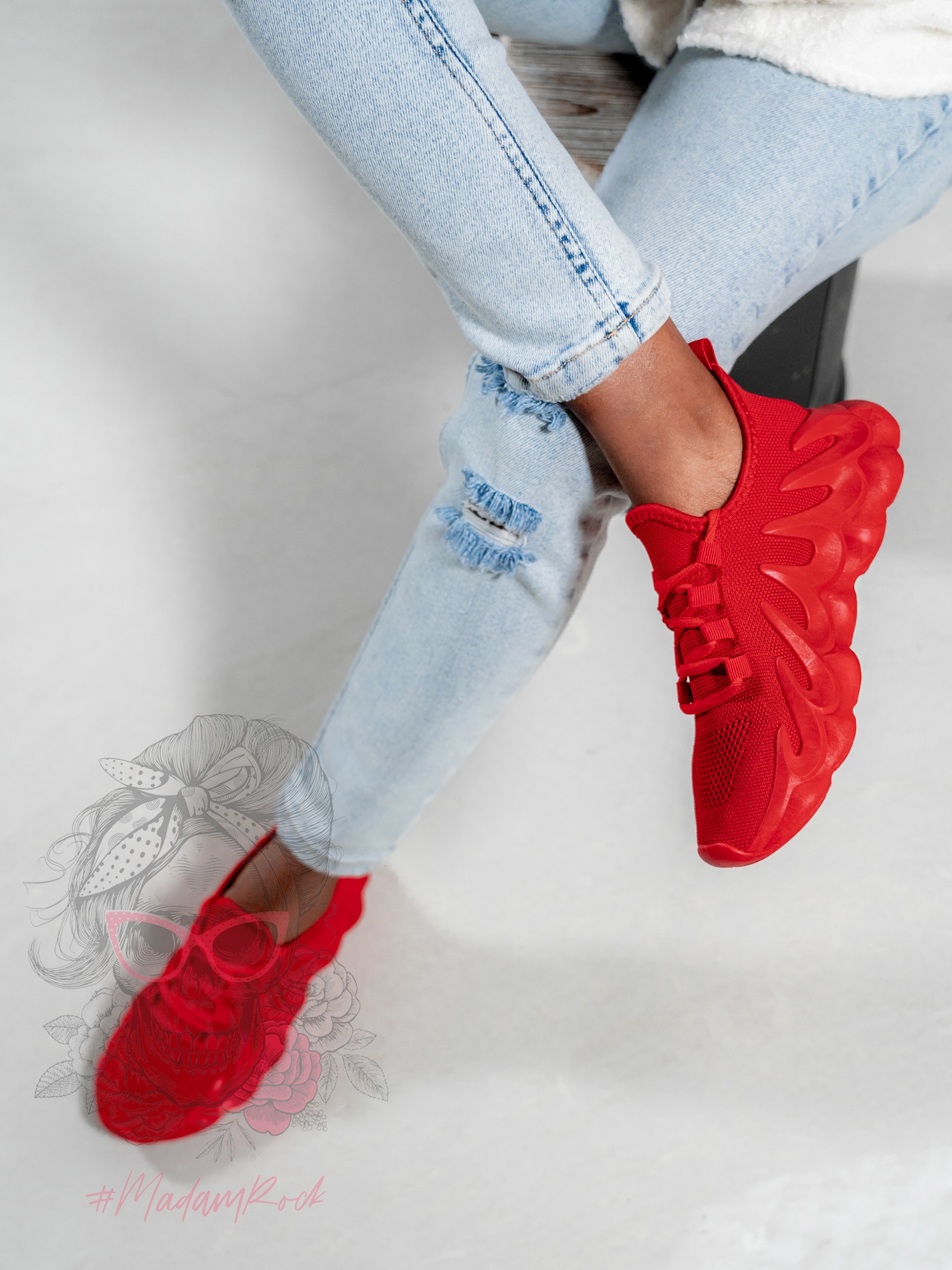 Buty sportowe Madam Despertar czerwone