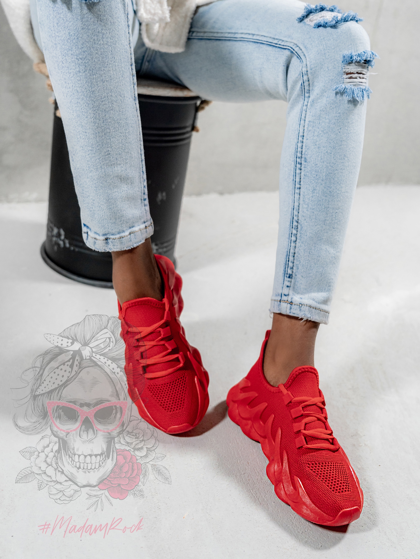 Buty sportowe Madam Despertar czerwone