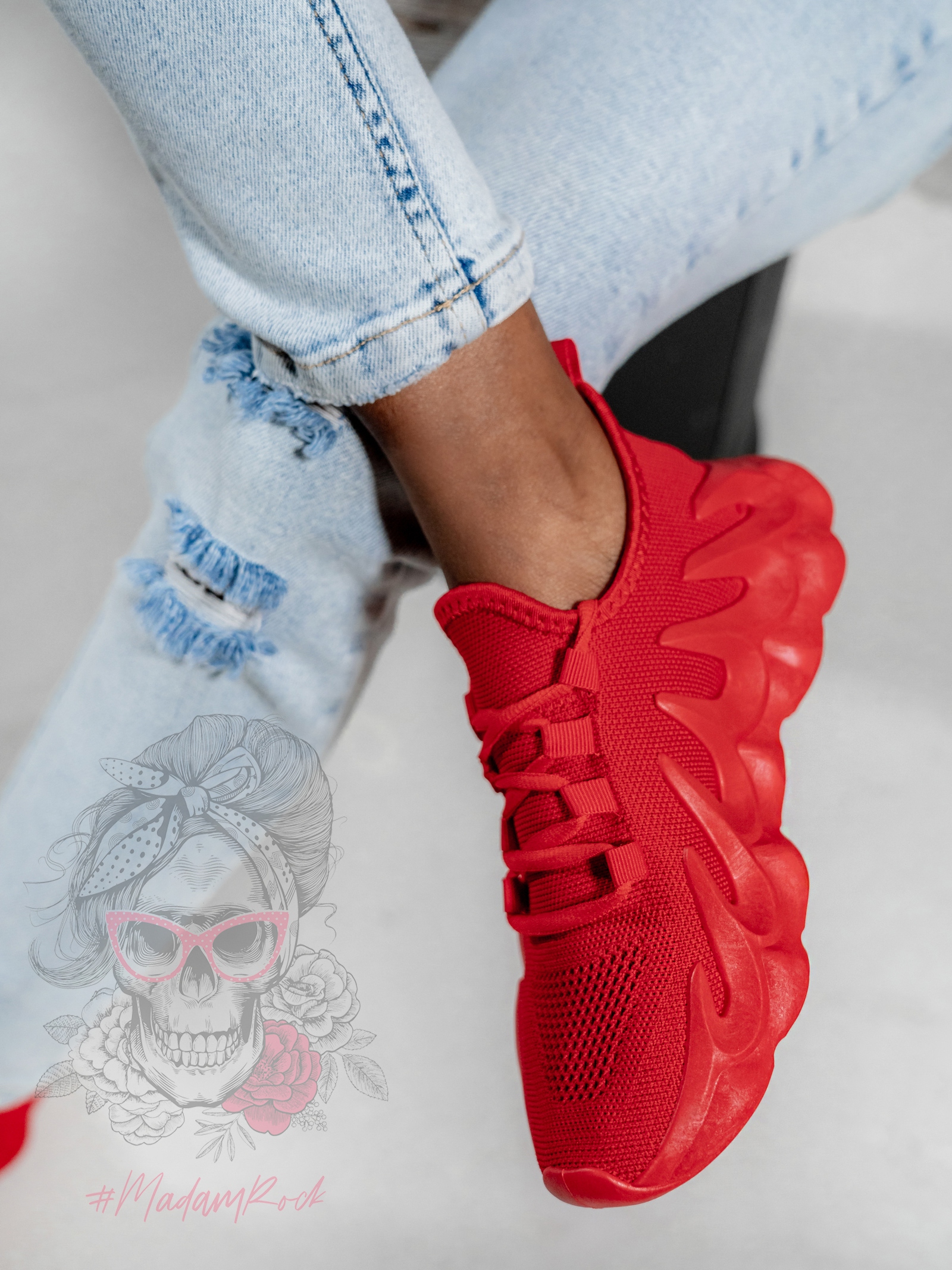 Buty sportowe Madam Despertar czerwone