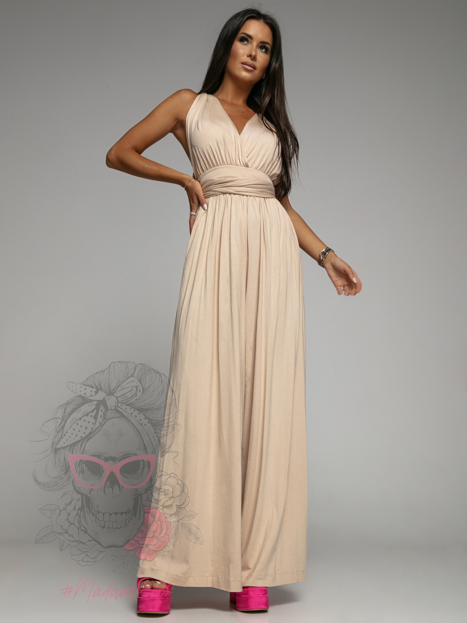 Kombinezon elastyczny Rock LongLegs beżowy