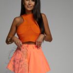 Spodenki Skirt Pants O'la Voga neon pomarańcz
