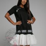 Sukienka z tiulem Pause czarna