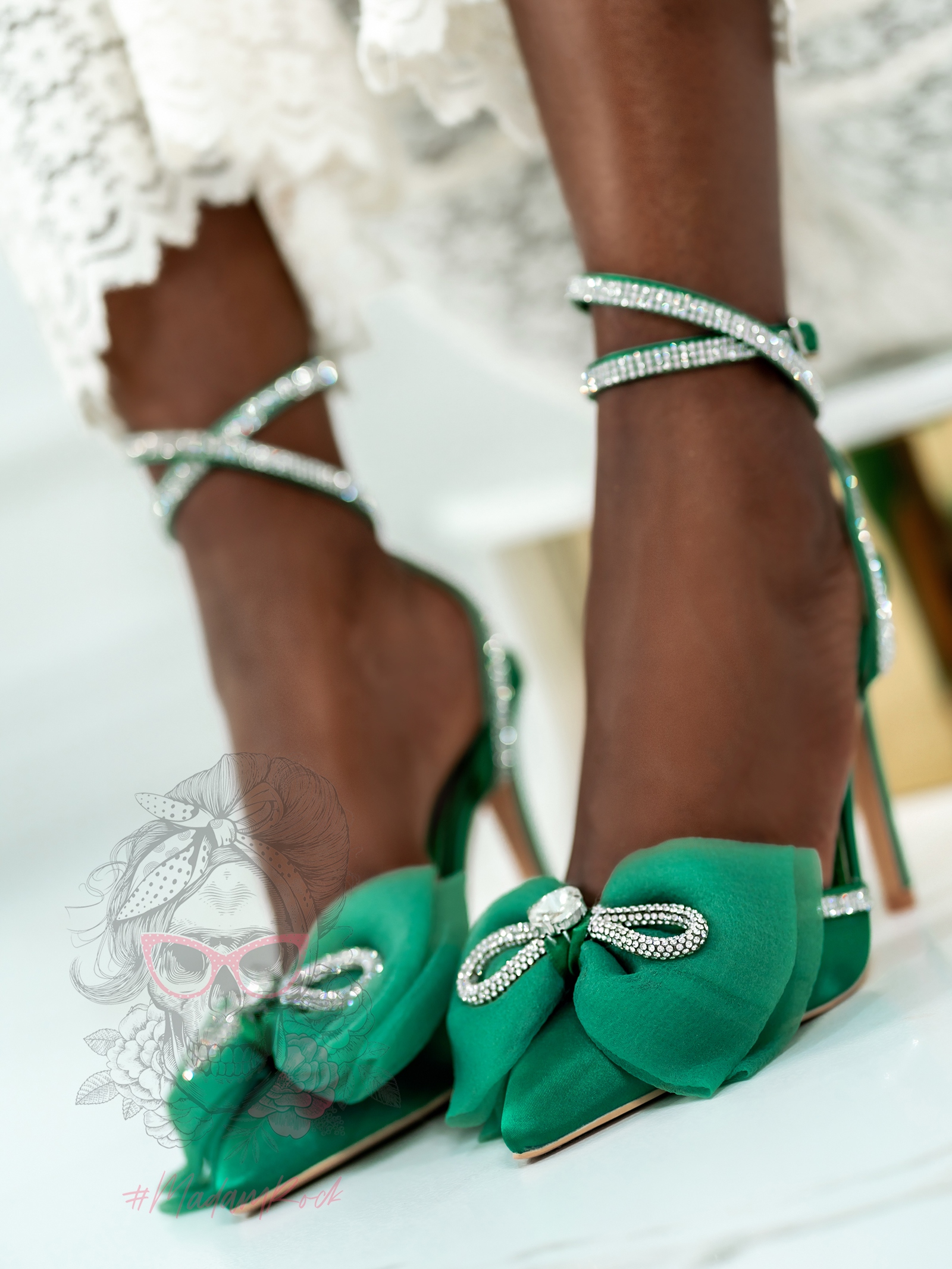 Czółenka szpilki Pretty Woman VI zielone