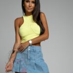 Top bandażowy Nengen limonka