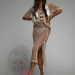 Narzutka ażurowa Carmena złota