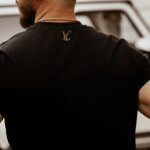 T-shirt męski Gold & Black O'la Voga czarny