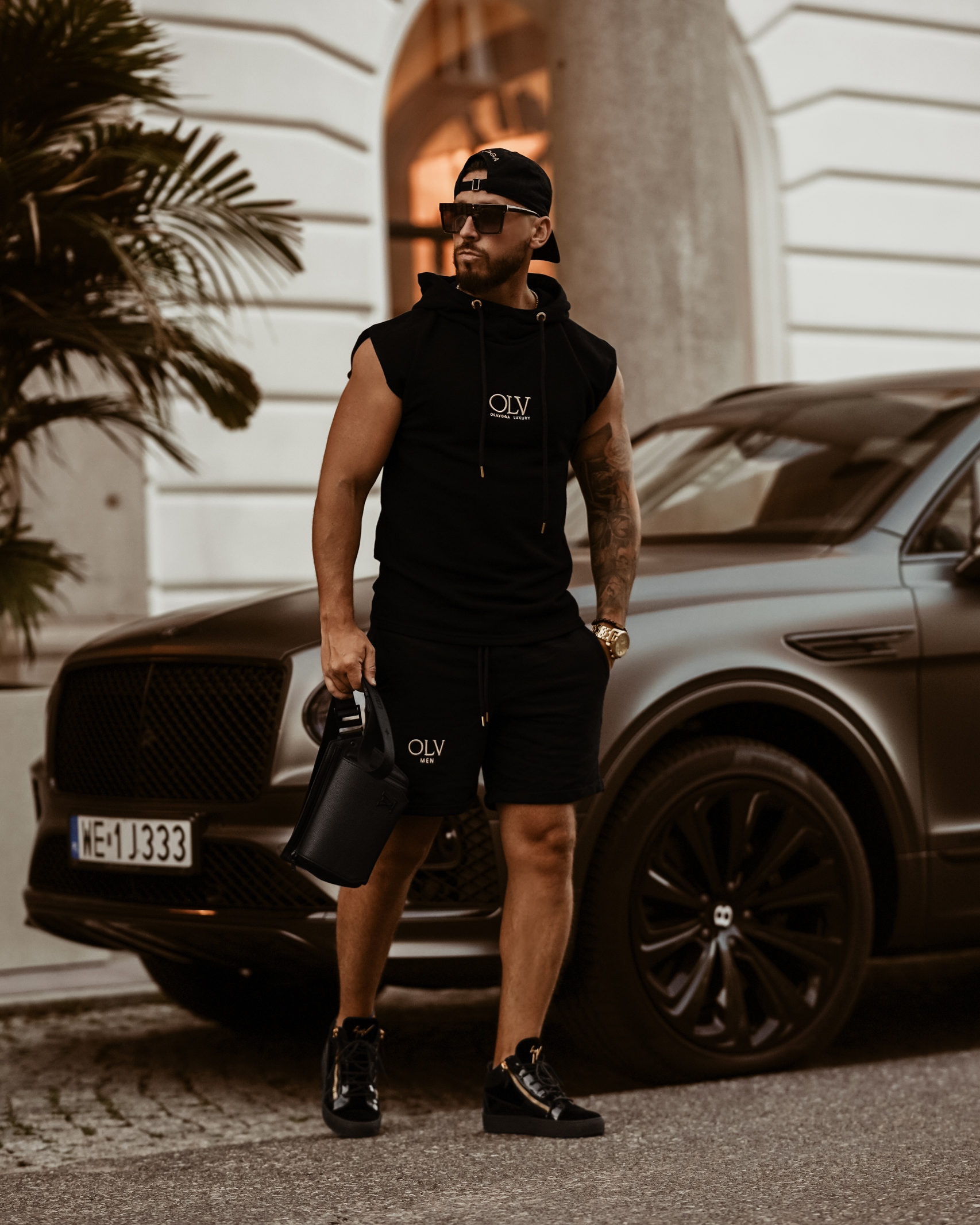 Komplet męski bawełniany OLV Set Man Ola Voga czarny Komplet męski bawełniany OLV Set Man Ola Voga czarny