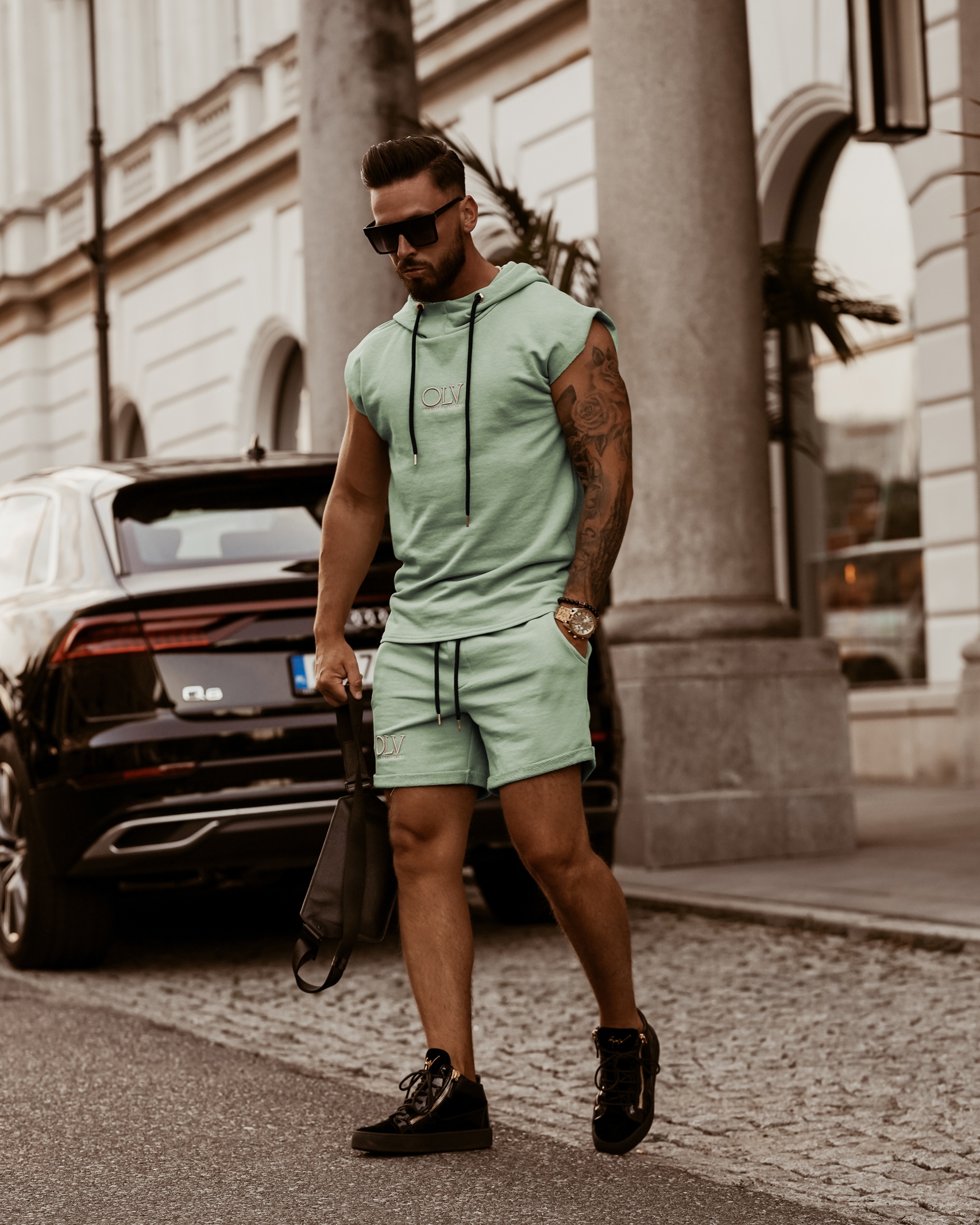 Komplet męski bawełniany OLV Set Man Ola Voga zielony Komplet męski bawełniany OLV Set Man Ola Voga zielony