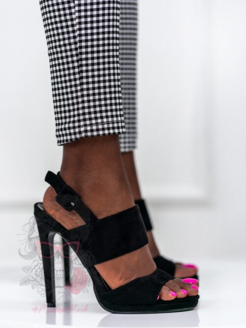 Sandały szpilki Madam Venezi czarne