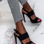 Sandały szpilki Madam Venezi czarne