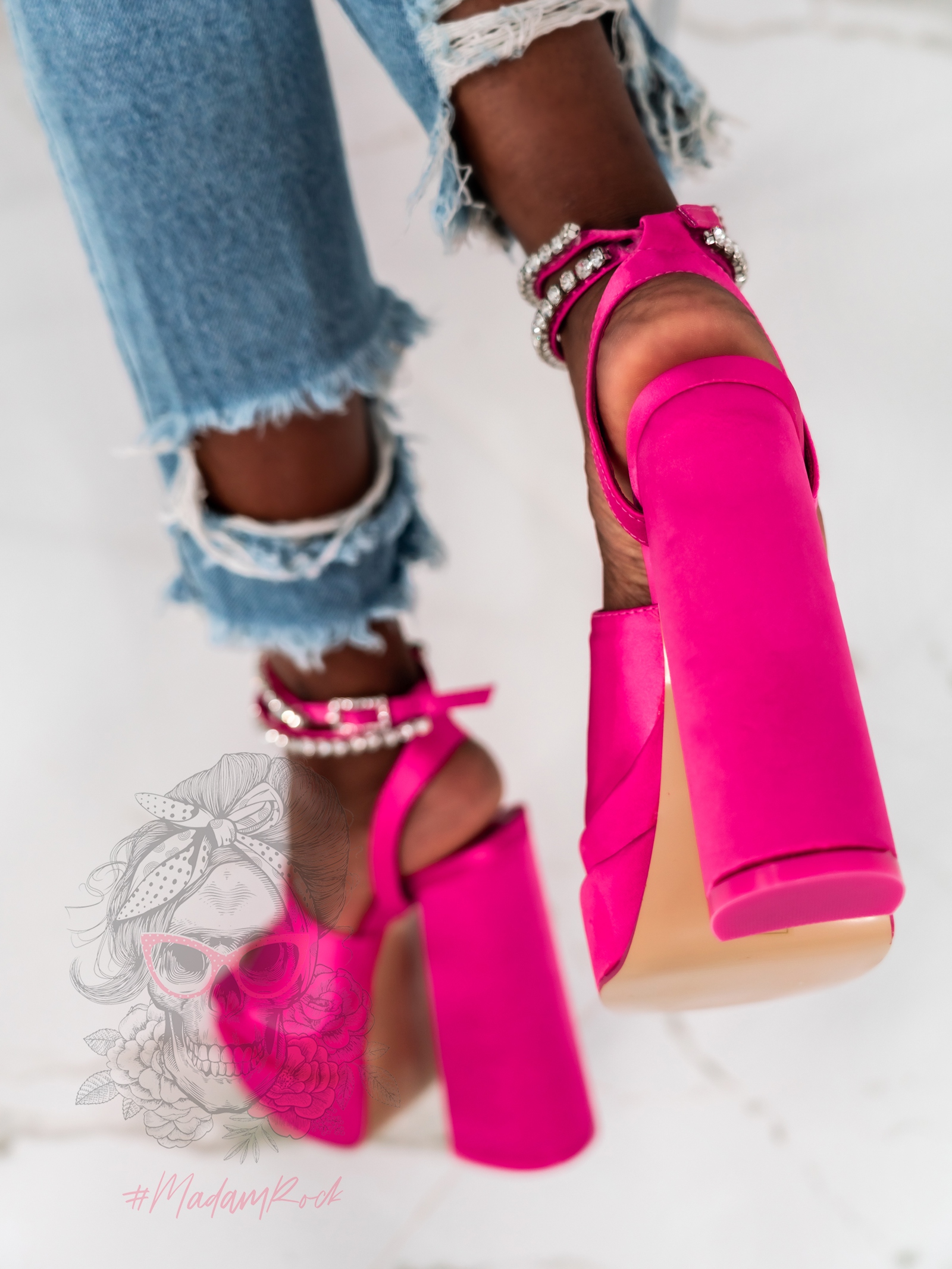 Sandały na platformie Madam Multitude fuksja Sandały na platformie Madam Multitude fuksja