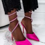 Czółenka szpilki Madam Coil fuksja