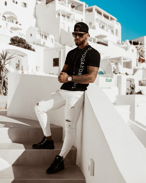 T-shirt męski Ola Voga LV Original czarny