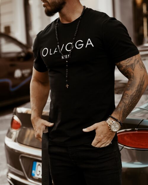 T-shirt męski Olavoga men Ola Voga czarny