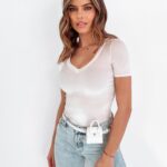 Body welurowe Venus Ola Voga j.beżowe