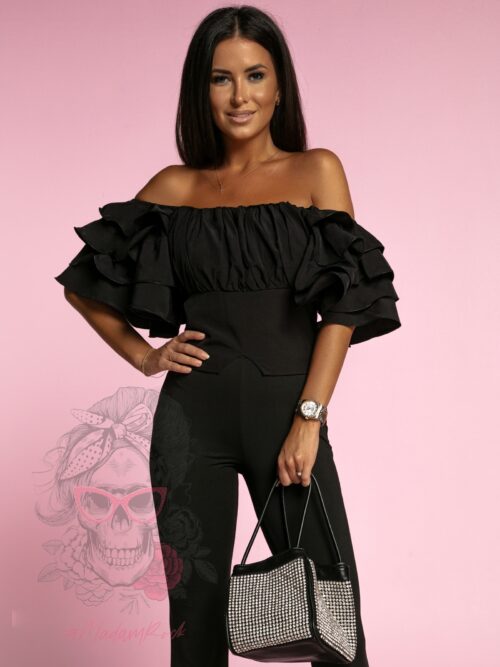 Top hiszpanka Guliet czarny