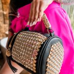 Torebka rockowa Luxury Diamond czarna ze złotem