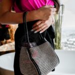 Torebka worek Luxury Velonce czarna