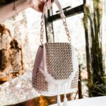 Plecak rockowy Luxury Diamond biały