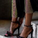 Sandały szpilki Madam Moyave czarne