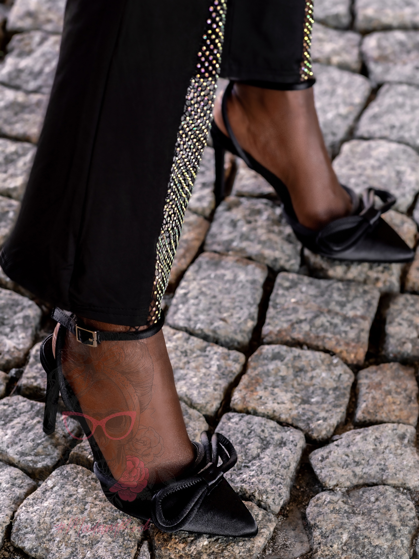 Czółenka szpilki Madam Moyave czarne