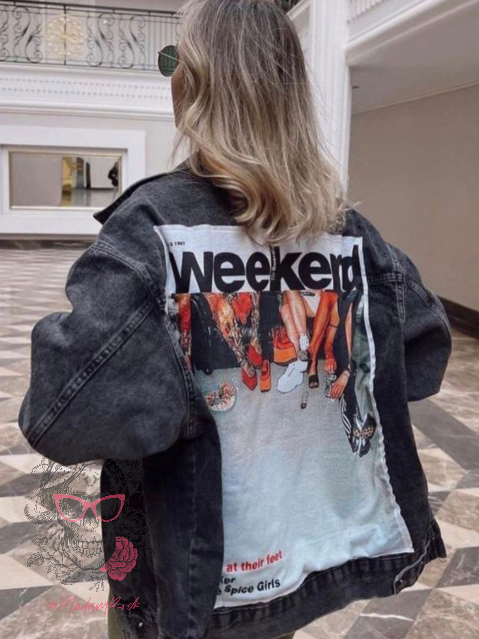 Katana jeansowa SpiceGirls czarna