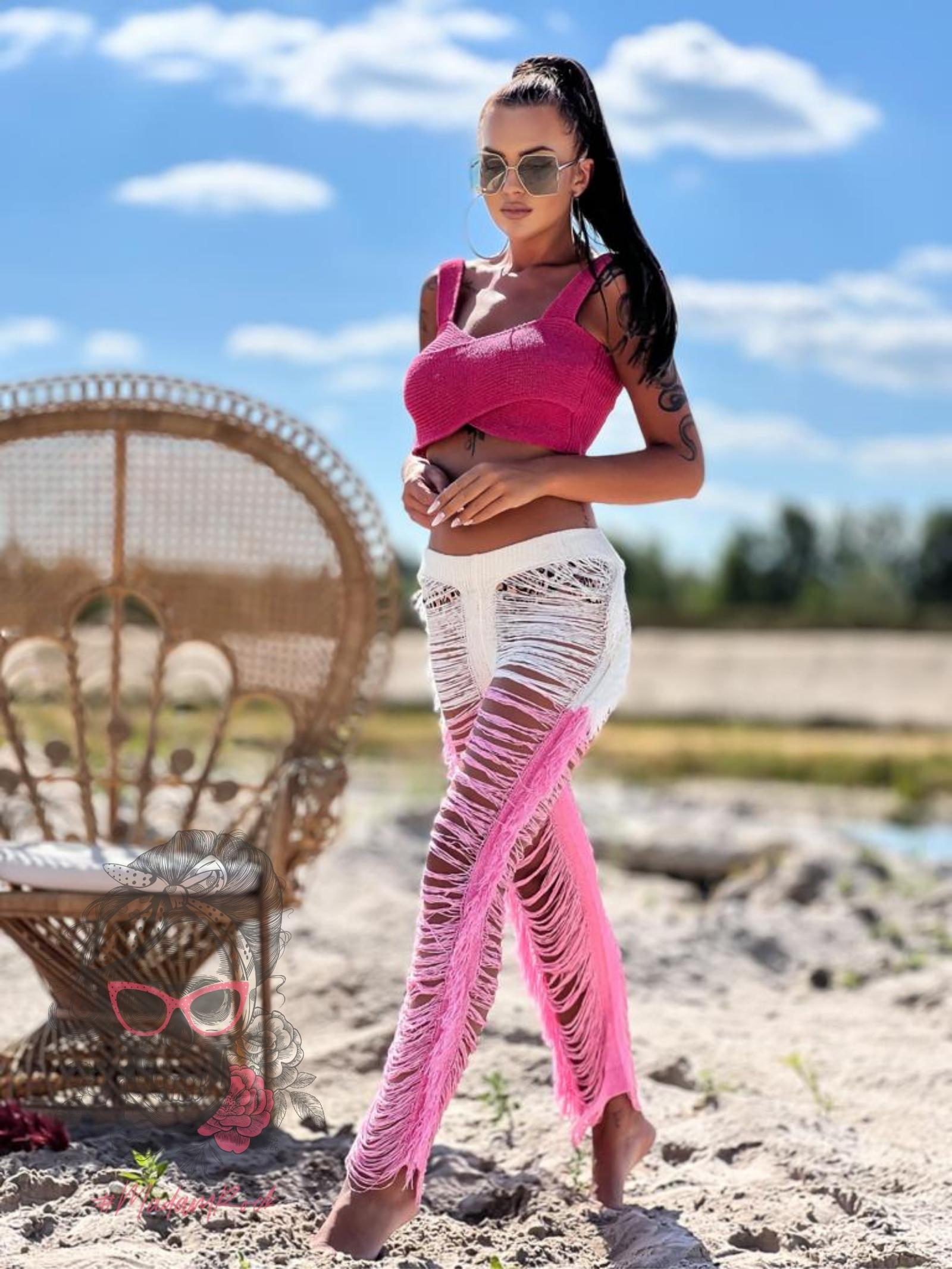 Top sweterkowy Correa fuksja Top sweterkowy Correa fuksja