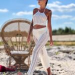 Komplet plażowy Lagunn ecru