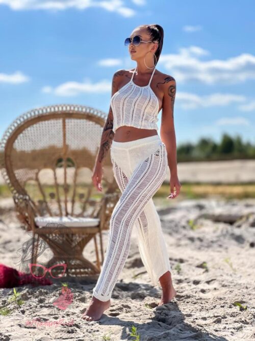 Komplet plażowy Lagunn ecru