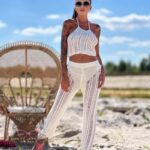 Komplet plażowy Lagunn ecru