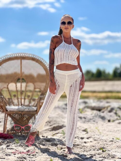 Komplet plażowy Lagunn ecru