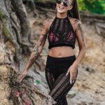 Komplet plażowy Lagunn czarny