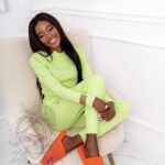 Komplet damski Laki Sort II limonka